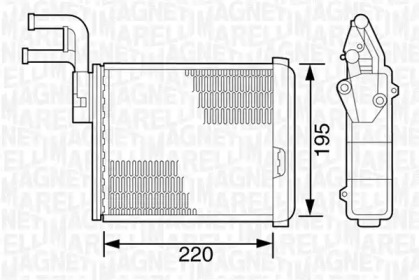 Теплообменник MAGNETI MARELLI 350218070000