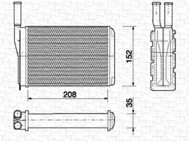 Теплообменник MAGNETI MARELLI 350218154000