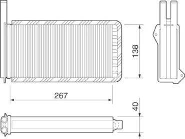 Теплообменник MAGNETI MARELLI 350218209000