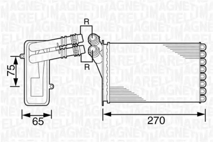 Теплообменник MAGNETI MARELLI 350218224000