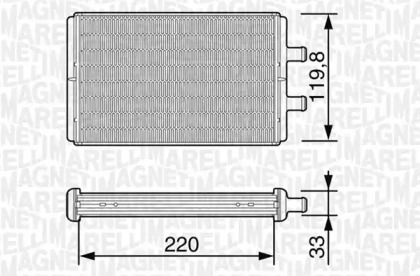 Теплообменник MAGNETI MARELLI 350218226000