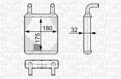 Теплообменник MAGNETI MARELLI 350218245000