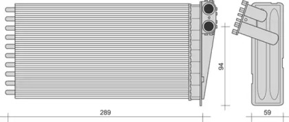 Теплообменник MAGNETI MARELLI 350218273000