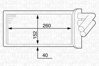 Теплообменник MAGNETI MARELLI 350218319000