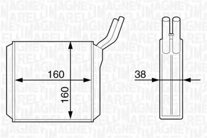 Теплообменник MAGNETI MARELLI 350218320000