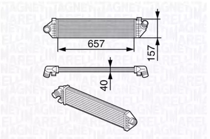 Теплообменник MAGNETI MARELLI 351319202050