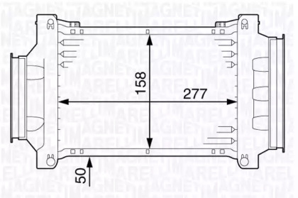 Теплообменник MAGNETI MARELLI 351319202550