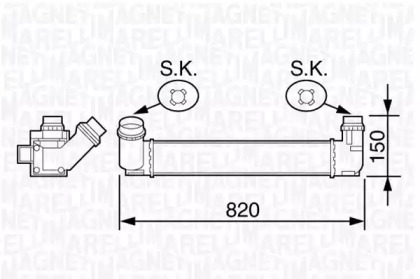 Теплообменник MAGNETI MARELLI 351319203590