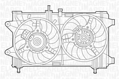 Вентилятор MAGNETI MARELLI 069422046010