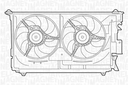 Вентилятор MAGNETI MARELLI 069422284010