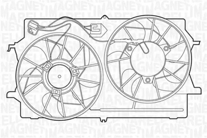 Вентилятор MAGNETI MARELLI 069422317010