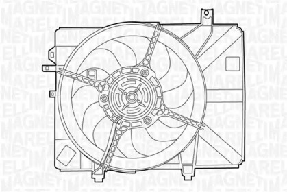 Вентилятор MAGNETI MARELLI 069422407010