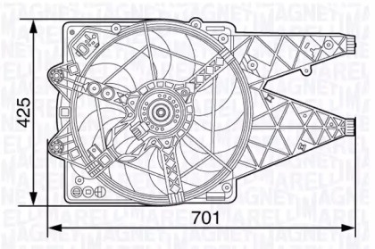 вентилятор MAGNETI MARELLI 069412502010