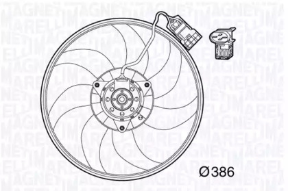 Вентилятор MAGNETI MARELLI 069422569010