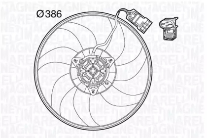 Вентилятор MAGNETI MARELLI 069422570010