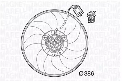 Вентилятор MAGNETI MARELLI 069422571010