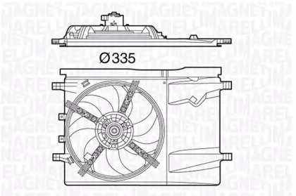 Вентилятор MAGNETI MARELLI 069422577010