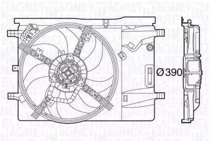 Вентилятор MAGNETI MARELLI 069422578010