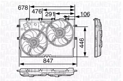 Вентилятор MAGNETI MARELLI 069422579010