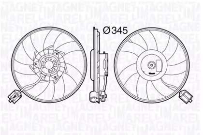 Вентилятор MAGNETI MARELLI 069422587010