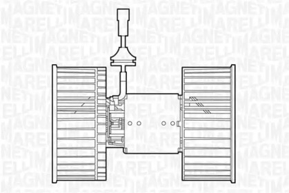 вентилятор MAGNETI MARELLI 069412535010