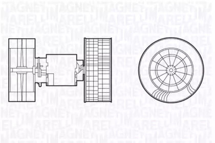 вентилятор MAGNETI MARELLI 069412693010