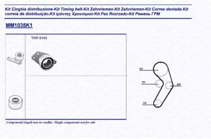 Ременный комплект MAGNETI MARELLI 341310351101