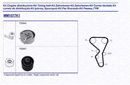 Ременный комплект MAGNETI MARELLI 341310771101