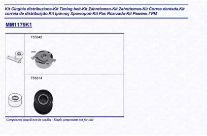 Ременный комплект MAGNETI MARELLI 341311791101