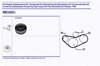 Ременный комплект MAGNETI MARELLI 341312621101