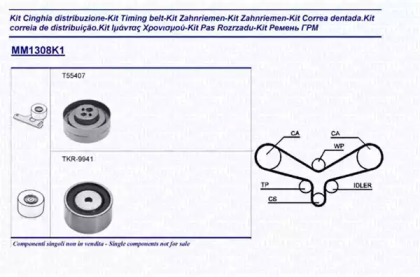 Ременный комплект MAGNETI MARELLI 341313081101