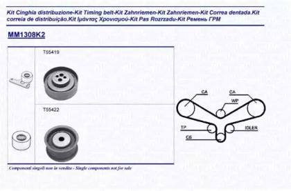 Ременный комплект MAGNETI MARELLI 341313081102