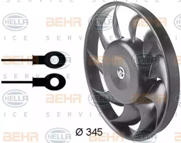 Вентилятор BEHR HELLA SERVICE 8EW 009 157-031