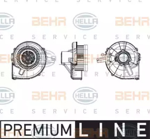 вентилятор BEHR HELLA SERVICE 8EW 009 157-121