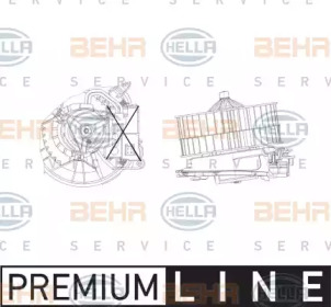 вентилятор BEHR HELLA SERVICE 8EW 009 157-211