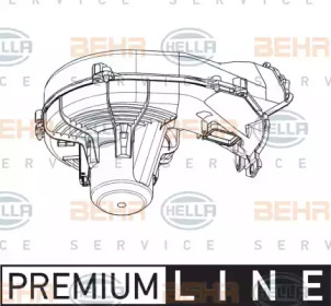 вентилятор BEHR HELLA SERVICE 8EW 009 157-491