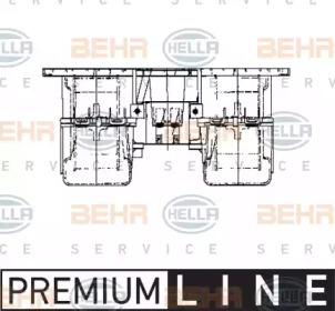 вентилятор BEHR HELLA SERVICE 8EW 009 160-791