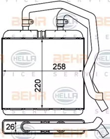 Теплообменник BEHR HELLA SERVICE 8FH 351 000-601