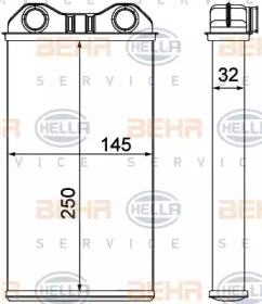 Теплообменник BEHR HELLA SERVICE 8FH 351 000-621