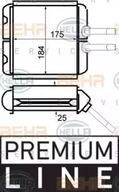 Теплообменник BEHR HELLA SERVICE 8FH 351 024-221