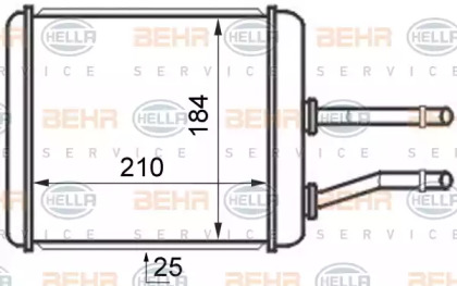 Теплообменник BEHR HELLA SERVICE 8FH 351 024-421