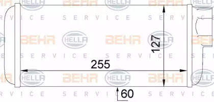 Теплообменник BEHR HELLA SERVICE 8FH 351 024-441