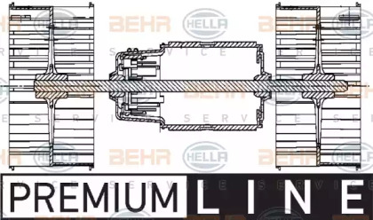 Вентилятор салона BEHR HELLA SERVICE 8EW 351 024-481