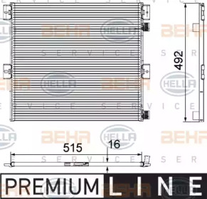 Конденсатор BEHR HELLA SERVICE 8FC 351 029-351