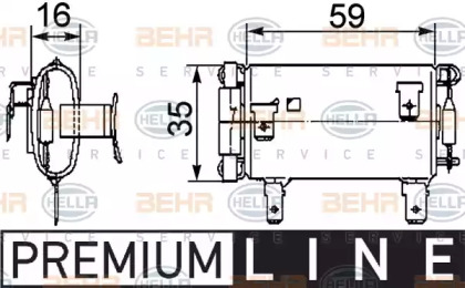 Резистор BEHR HELLA SERVICE 9ML 351 029-381