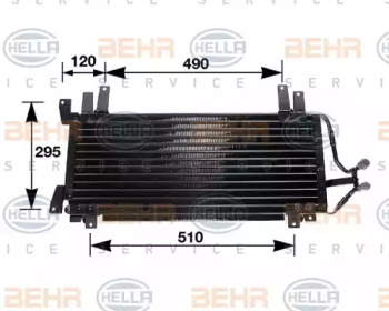 Конденсатор BEHR HELLA SERVICE 8FC 351 035-341