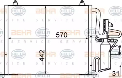 Конденсатор BEHR HELLA SERVICE 8FC 351 035-471