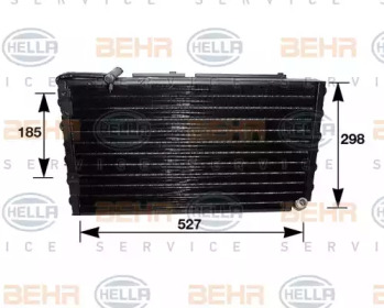 Конденсатор BEHR HELLA SERVICE 8FC 351 036-211