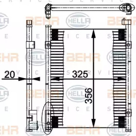 Конденсатор BEHR HELLA SERVICE 8FC 351 037-021