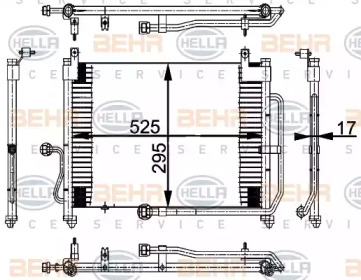 Конденсатор BEHR HELLA SERVICE 8FC 351 037-121